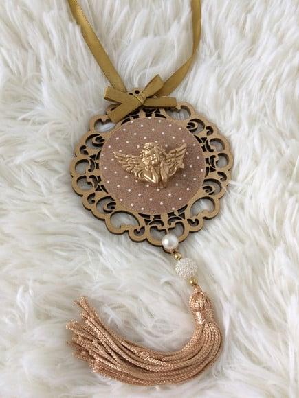 Lembrancinha Mandala de Porta Anjo da Guarda