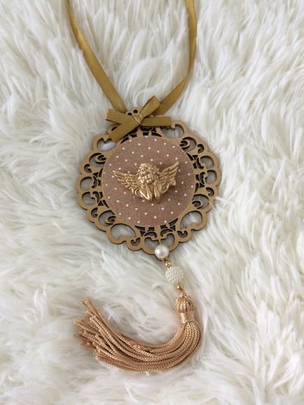 Lembrancinha Mandala de Porta Anjo da Guarda