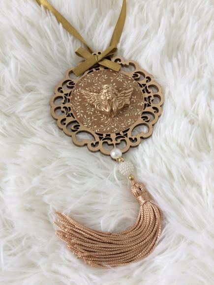 Lembrancinha Mandala de Porta Anjo da Guarda