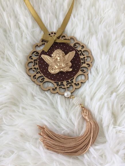 Lembrancinha Mandala de Porta Anjo da Guarda