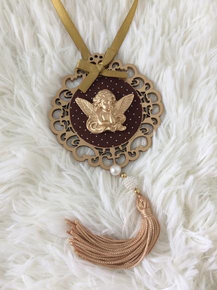 Lembrancinha Mandala de Porta Anjo da Guarda