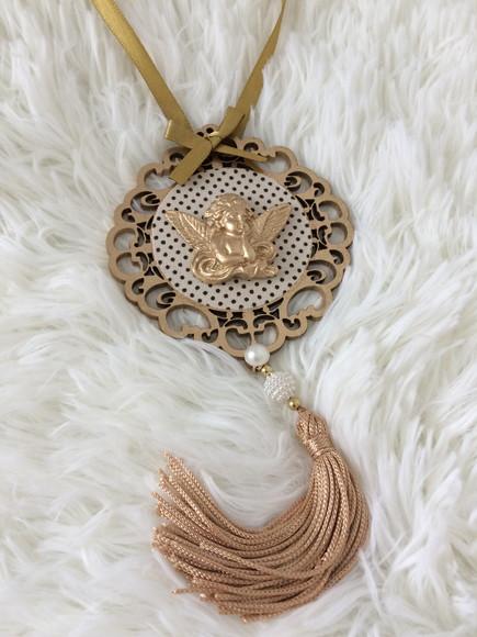Lembrancinha Mandala de Porta Anjo da Guarda
