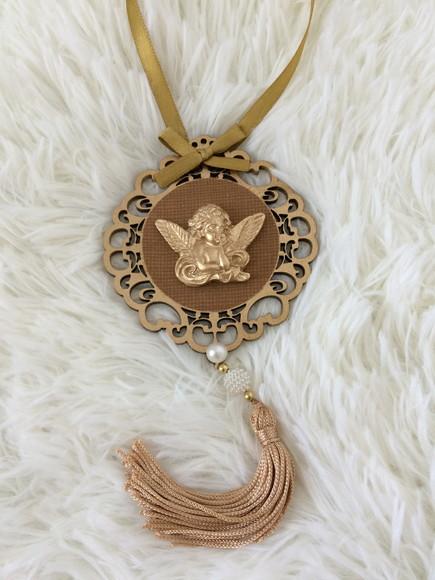 Lembrancinha Mandala de Porta Anjo da Guarda