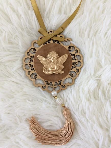 Lembrancinha Mandala de Porta Anjo da Guarda