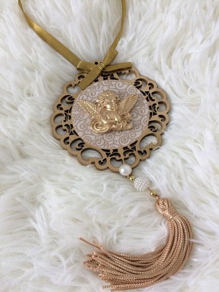 Lembrancinha Mandala de Porta Anjo da Guarda