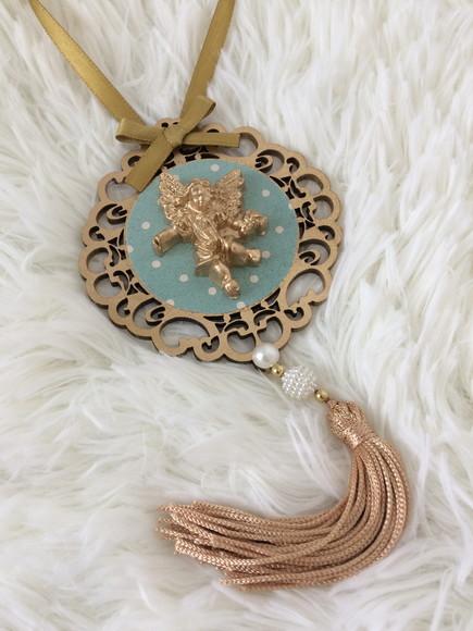 Lembrancinha Mandala de Porta Anjo da Guarda