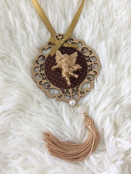 Lembrancinha Mandala de Porta Anjo da Guarda