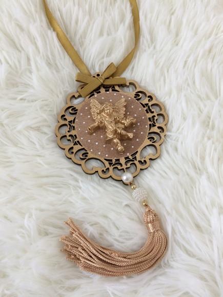 Lembrancinha Mandala de Porta Anjo da Guarda