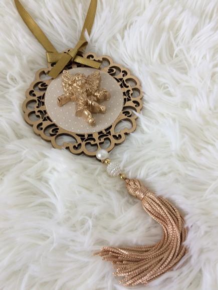 Lembrancinha Mandala de Porta Anjo da Guarda