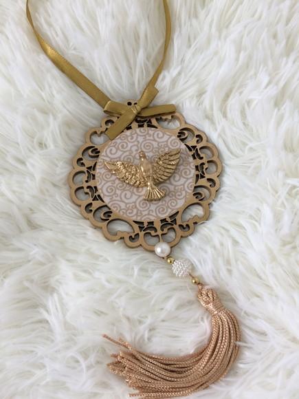 Lembrancinha Mandala de Porta Divino Espírito Santo.