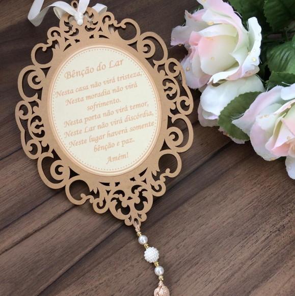 Medalhão de Porta Divino Espírito Santo + Aplique Divino