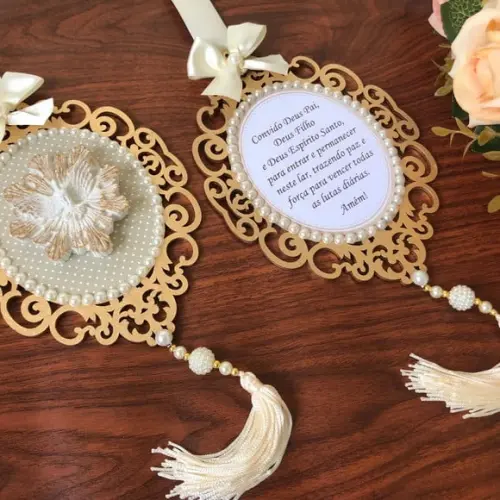 Escapulário de Porta / Medalhão de Porta