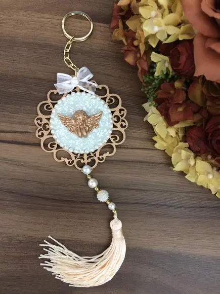 Lembrancinha Mandala Chaveiro Anjo da Guarda