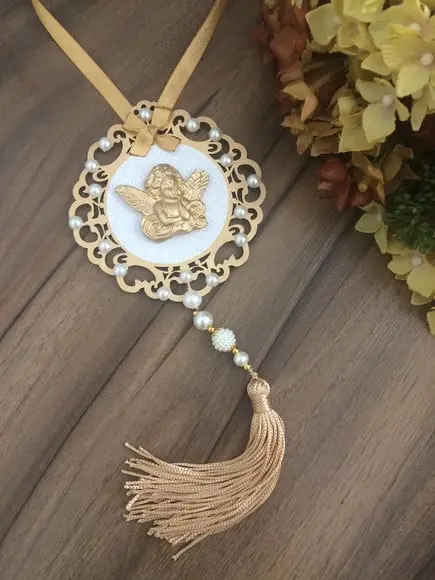 Lembrancinha Mandala de Porta Anjo da Guarda