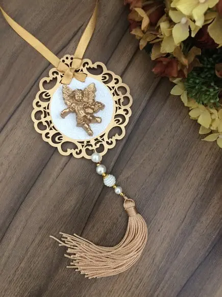 Lembrancinha Mandala de Porta Anjo da Guarda
