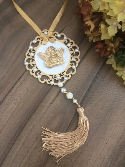 Lembrancinha Mandala de Porta Anjo da Guarda