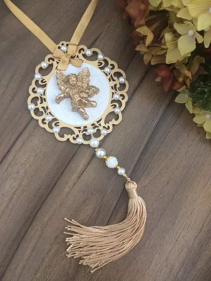 Lembrancinha Mandala de Porta Anjo da Guarda