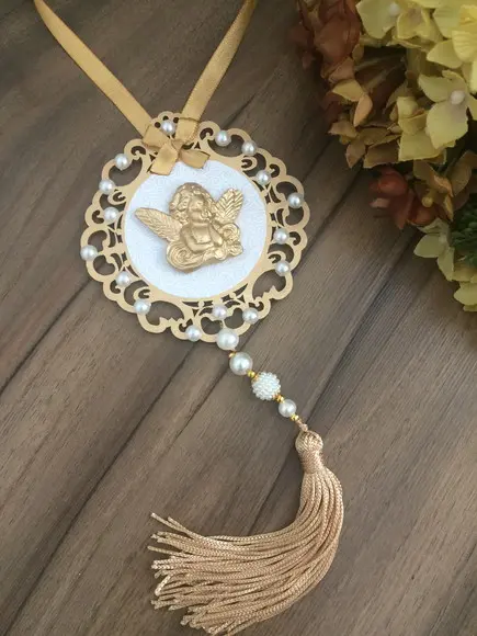 Lembrancinha Mandala de Porta Anjo da Guarda