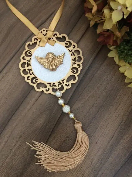 Lembrancinha Mandala de Porta Anjo da Guarda