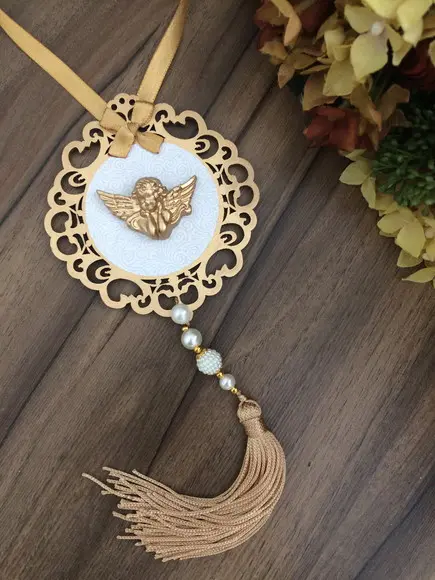 Lembrancinha Mandala de Porta Anjo da Guarda