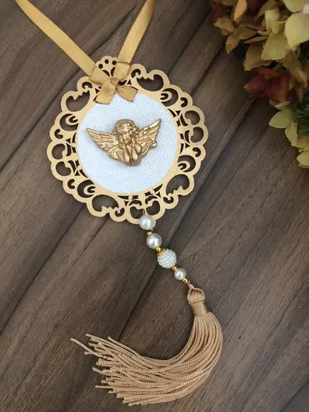 Lembrancinha Mandala de Porta Anjo da Guarda