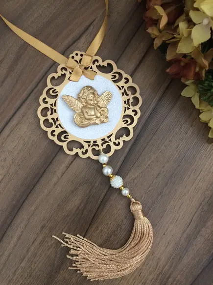 Lembrancinha Mandala de Porta Anjo da Guarda