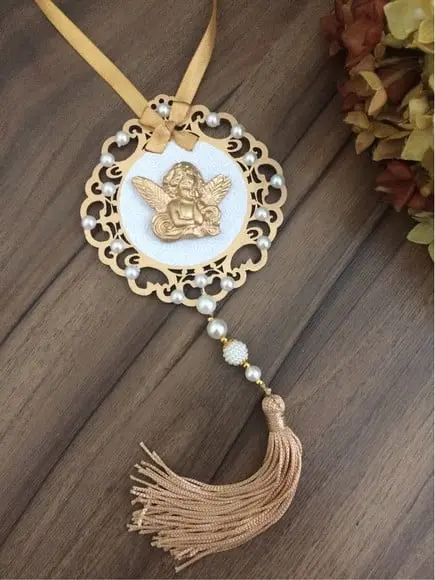 Lembrancinha Mandala de Porta Anjo da Guarda