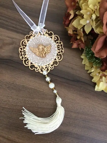 Lembrancinha Mandala de Porta Anjo da Guarda