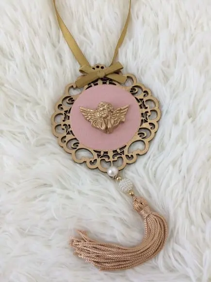 Lembrancinha Mandala de Porta Anjo da Guarda