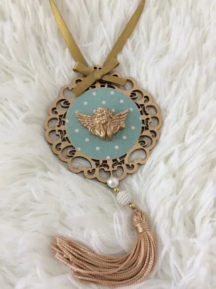 Lembrancinha Mandala de Porta Anjo da Guarda
