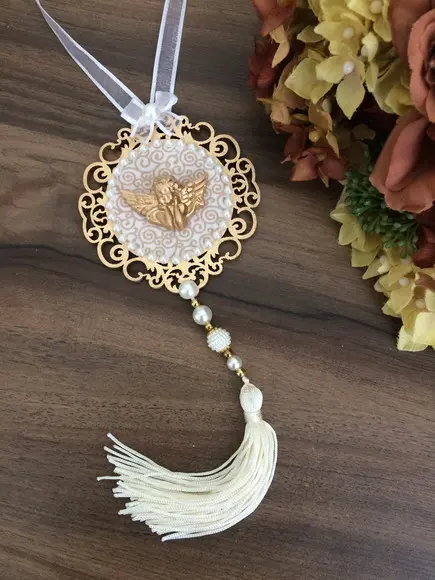 Lembrancinha Mandala de Porta Anjo da Guarda