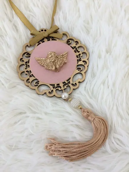Lembrancinha Mandala de Porta Anjo da Guarda