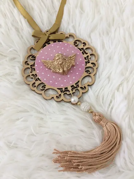 Lembrancinha Mandala de Porta Anjo da Guarda