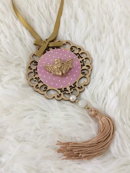 Lembrancinha Mandala de Porta Anjo da Guarda