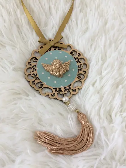 Lembrancinha Mandala de Porta Anjo da Guarda