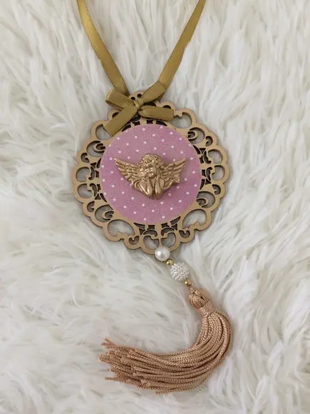 Lembrancinha Mandala de Porta Anjo da Guarda
