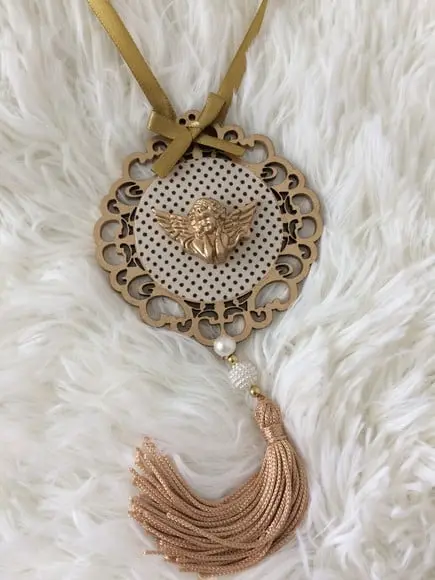 Lembrancinha Mandala de Porta Anjo da Guarda