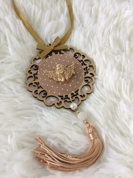Lembrancinha Mandala de Porta Anjo da Guarda