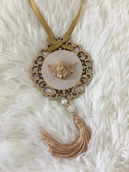 Lembrancinha Mandala de Porta Anjo da Guarda