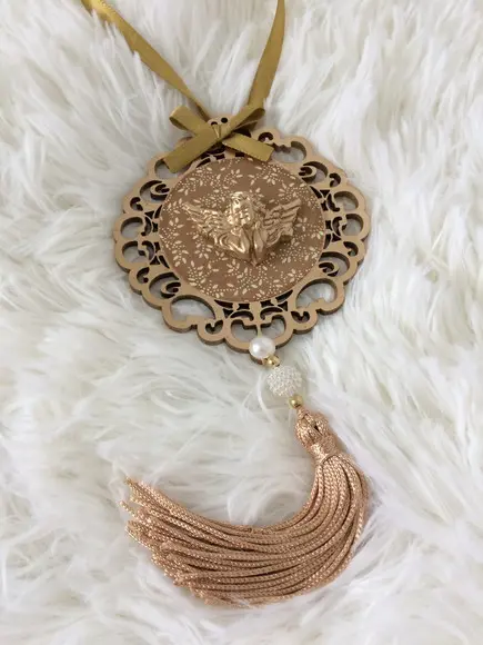 Lembrancinha Mandala de Porta Anjo da Guarda