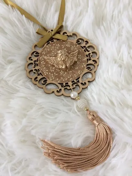 Lembrancinha Mandala de Porta Anjo da Guarda