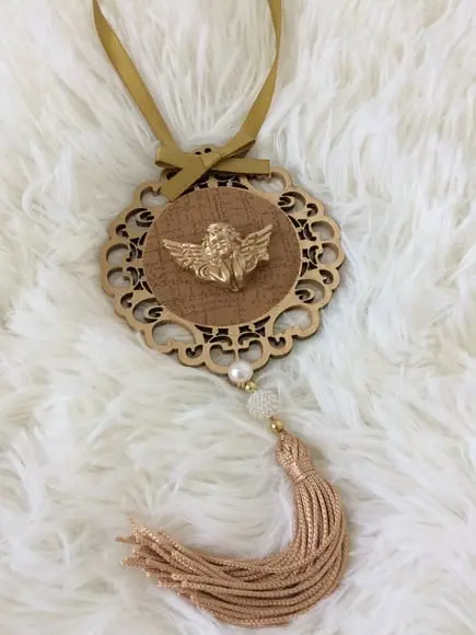 Lembrancinha Mandala de Porta Anjo da Guarda