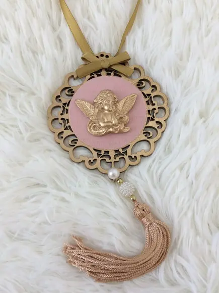 Lembrancinha Mandala de Porta Anjo da Guarda