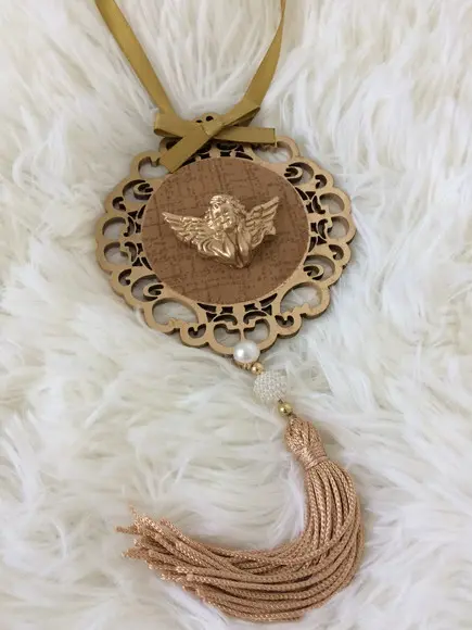 Lembrancinha Mandala de Porta Anjo da Guarda