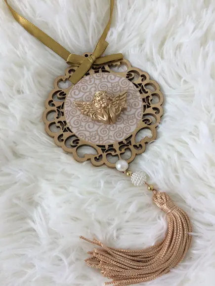 Lembrancinha Mandala de Porta Anjo da Guarda