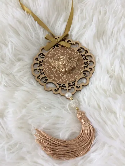 Lembrancinha Mandala de Porta Anjo da Guarda