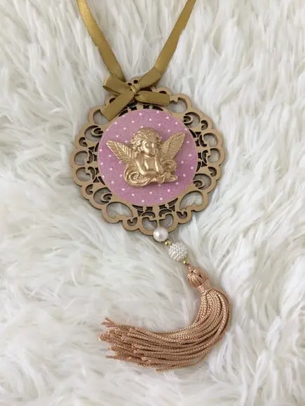Lembrancinha Mandala de Porta Anjo da Guarda
