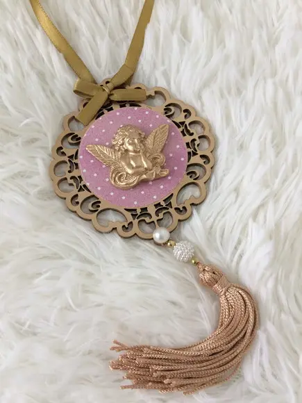 Lembrancinha Mandala de Porta Anjo da Guarda