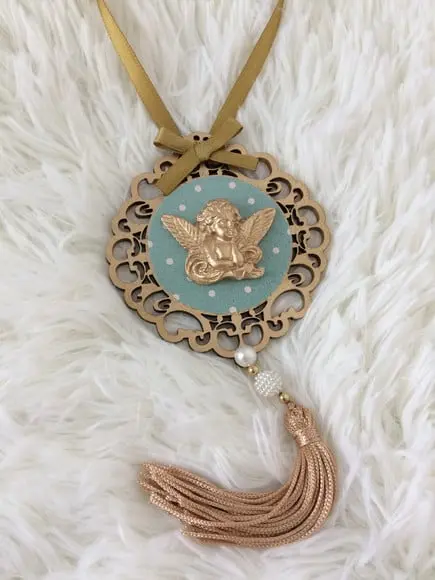 Lembrancinha Mandala de Porta Anjo da Guarda