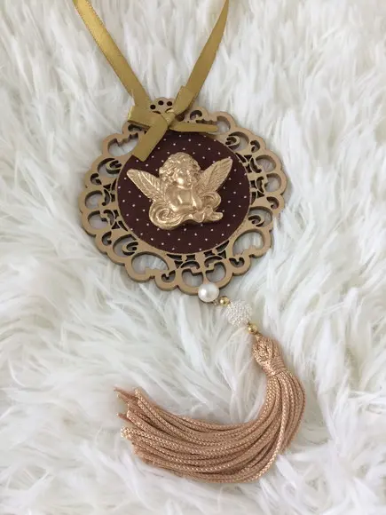 Lembrancinha Mandala de Porta Anjo da Guarda